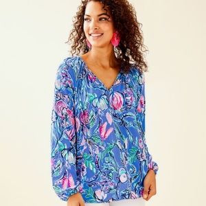 Lilly Pulitzer Willa Top NWT XS
